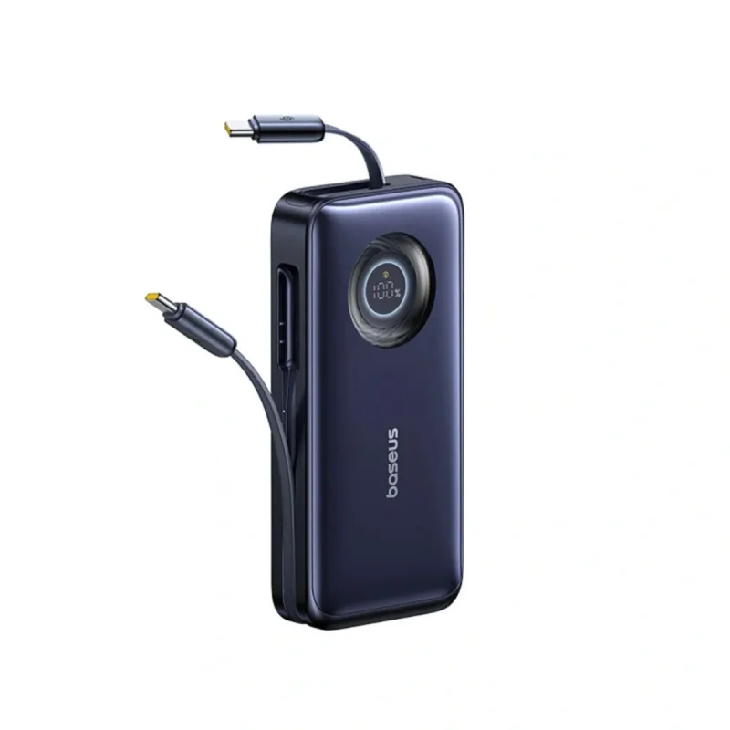 پاوربانک 100 وات بیسوس مدل EnerCore CR11 ظرفیت 20000 میلی‌آمپرساعت به همراه دو عدد کابل USB-C