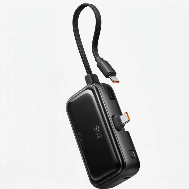 پاوربانک 22.5 وات مک دودو مدل MC-776 ظرفیت 5000 میلی‌آمپر‌ساعت به همراه کابل USB-C به USB-C