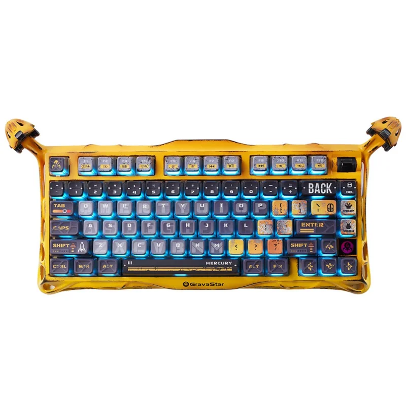 کیبورد بی سیم گراوا استار مدل Mercury K1 Pro Special Edition Battle