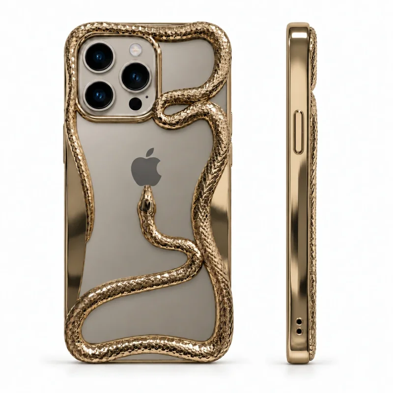 کاور پیتاکا مدل Snake مناسب برای گوشی موبایل اپل iPhone 15 Pro Max