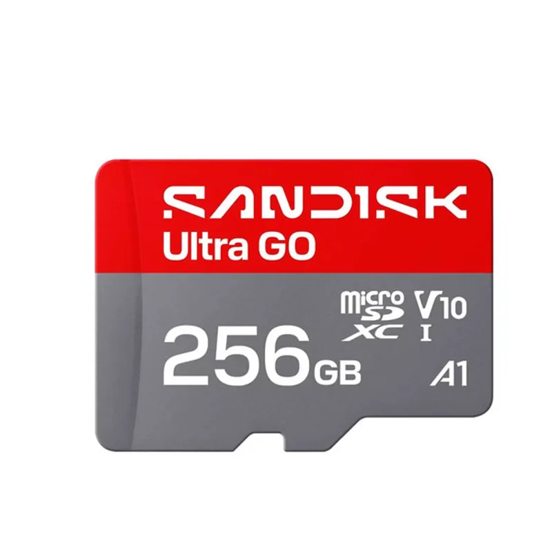 کارت حافظه SDXC سن دیسک مدل Ultra GO کلاس ۱۰ استاندارد UHS-I U1 سرعت 190mbps ظرفیت 256 گیگابایت