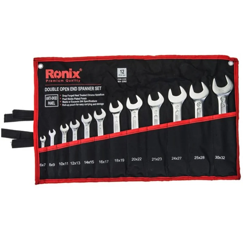 مجموعه 12 عددی آچار تخت رونیکس مدل RH-2202