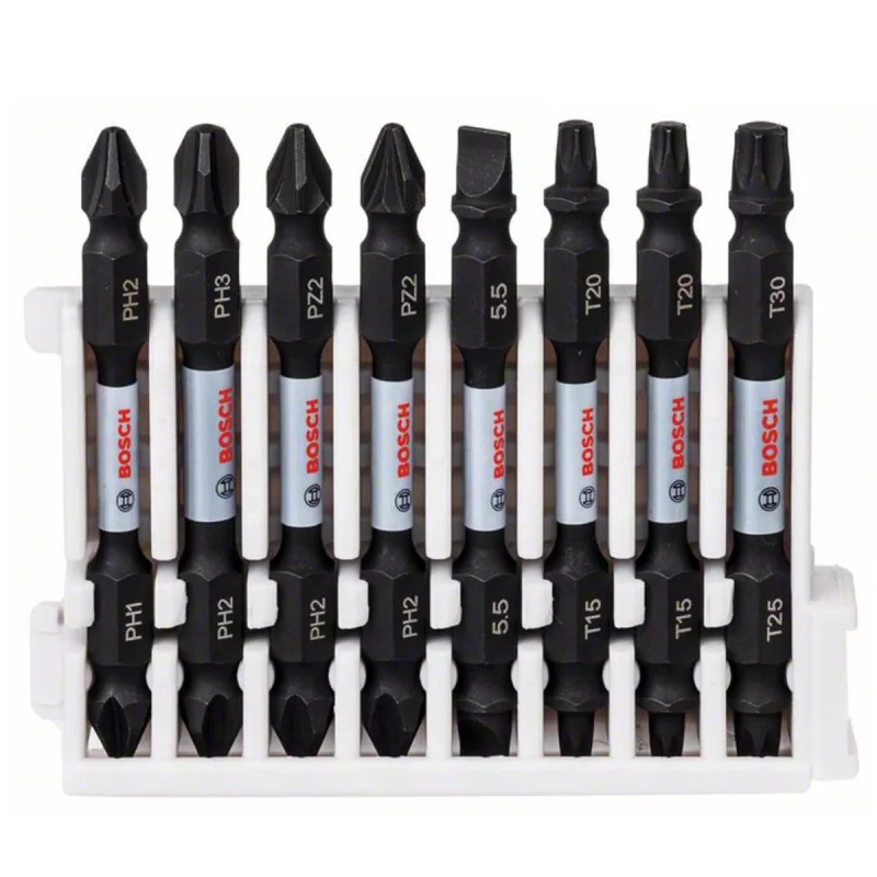 سری پیچ گوشتی شارژی بوش مدل فوق حرفه ای TORSION ZONE Professional کد 344-522-608-2 مجموعه 8 عددی