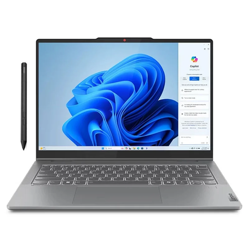 لپ تاپ 14 اینچی لنوو مدل IdeaPad 5 2-in-1 14IRH9-i5 13420H-16GB LPDDR5-256GB SSD-IPS-Touch-Fingerprint به همراه قلم - کاستوم شده
