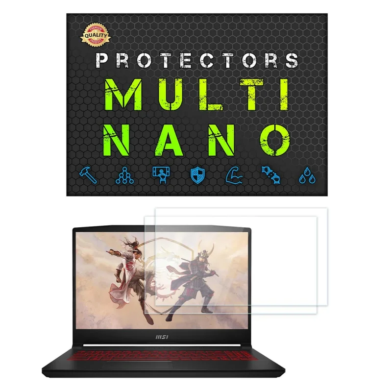 محافظ صفحه نمایش شفاف مولتی نانو مدل X-S2N مناسب برای لپ تاپ ام اس آی Katana GF66 11UE 15.6 inch 2021 بسته دو عددی