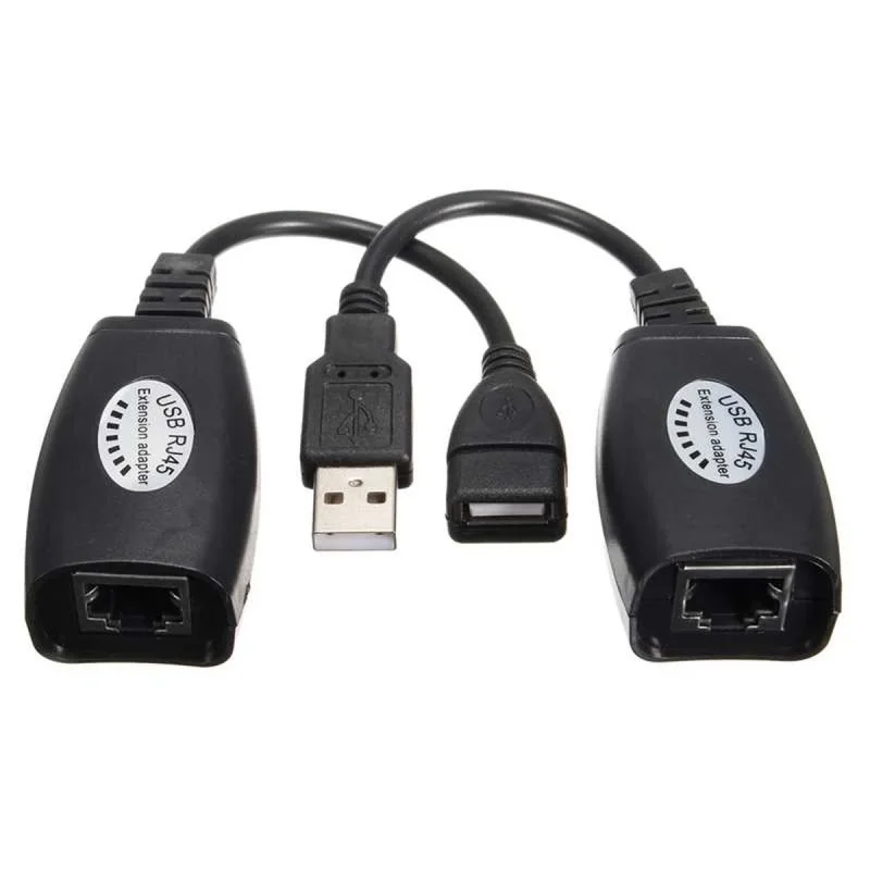کابل افزایش طول USB تحت شبکه دی نت مدل RJXT