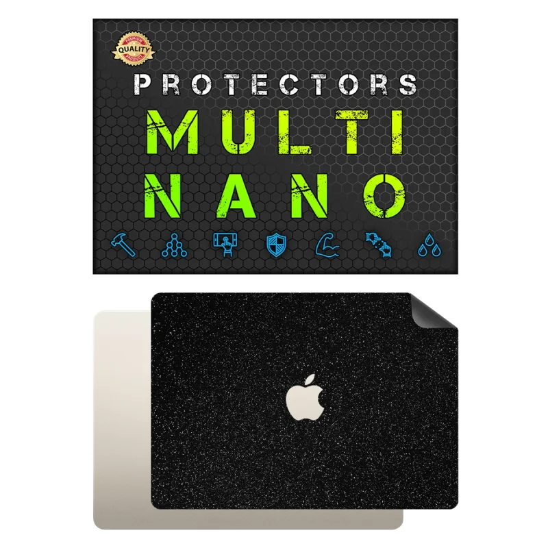 برچسب پوششی پشت لپ تاپ مولتی نانو طرح کهکشانی مدل X-F1G مناسب برای لپ تاپ اپل MacBook Air 13 M2 Chip A2681 13.6 inch 2022