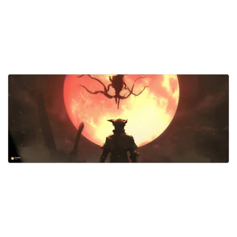 ماوس پد هومرو مدل HX072 طرح بازی Bloodborne سایز 40x100 سانتی‌متر
