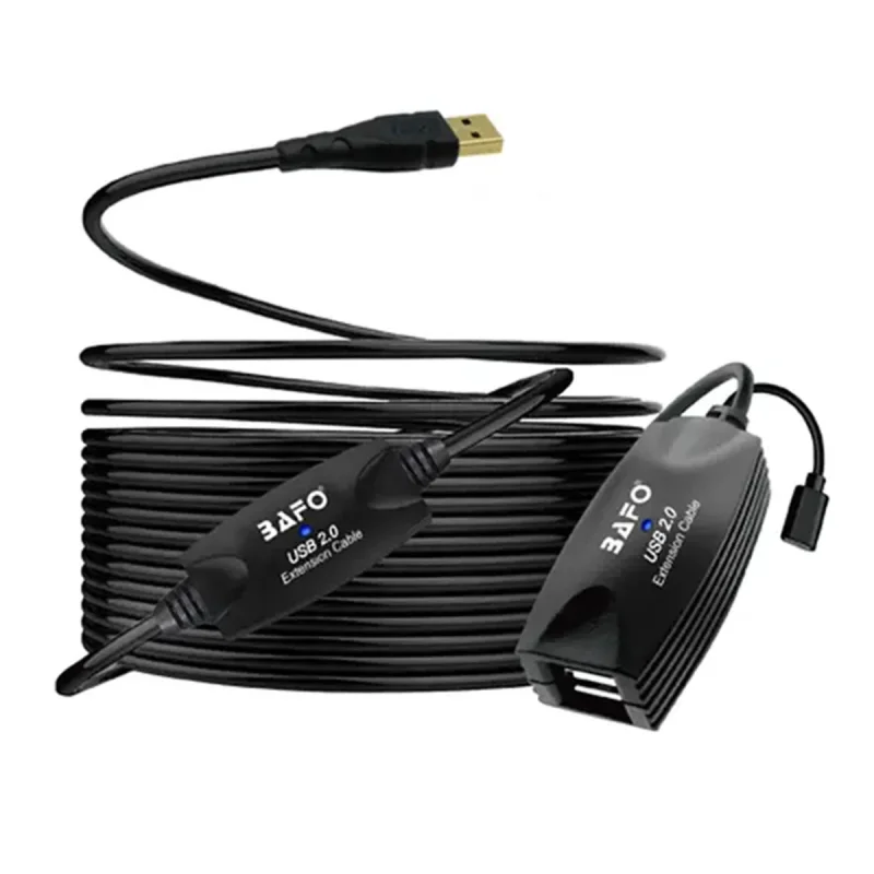 کابل افزایش طول USB 2.0 بافو مدل BF-3003 طول 15 متر