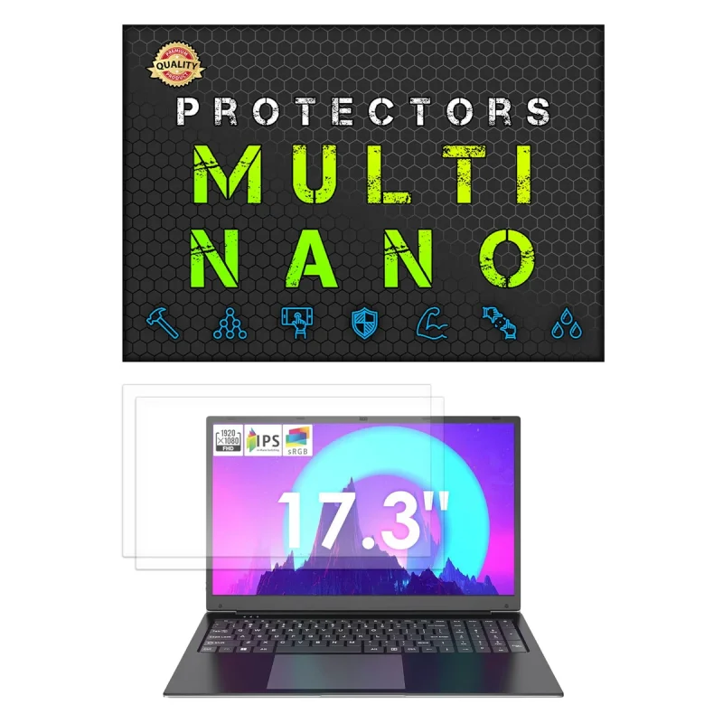 محافظ صفحه نمایش آنتی رفلکس مولتی نانو مدل X-S2M مناسب برای لپ تاپ  17.3 اینچ بسته دو عددی