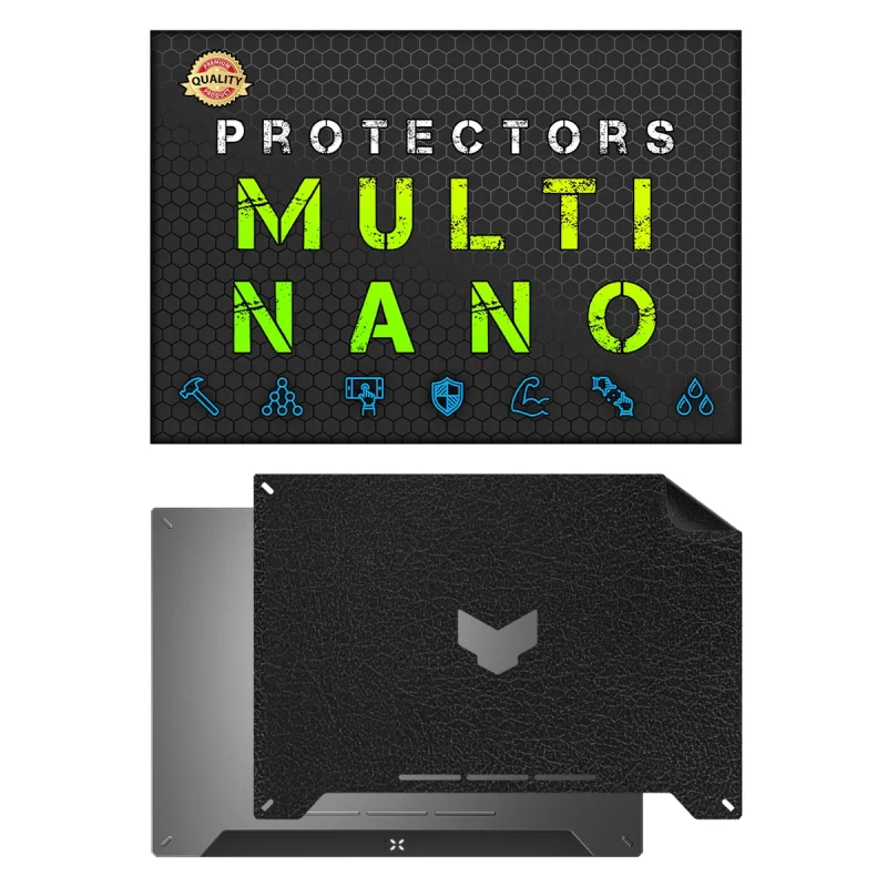 برچسب پوششی پشت لپ تاپ مولتی نانو طرح چرم مدل X-F1L مناسب برای لپ تاپ ایسوس TUF Gaming F15 FX507VV 15.6 inch 2023