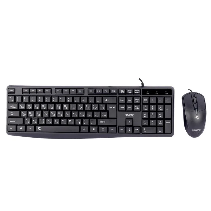 کیبورد و ماوس با سیم بیاند مدل BEYOND BMK-3375