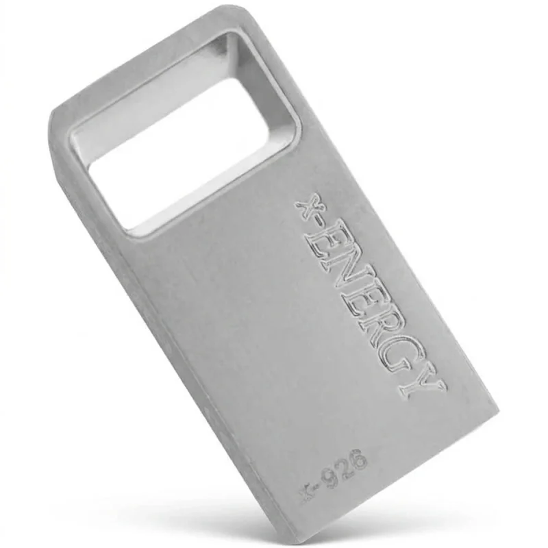 فلش مموری 16 گیگابایت ایکس انرژی مدل X-926 با بدنه فلزی، رابط USB 2.0 و قابلیت اتصال به جاسوئیچی