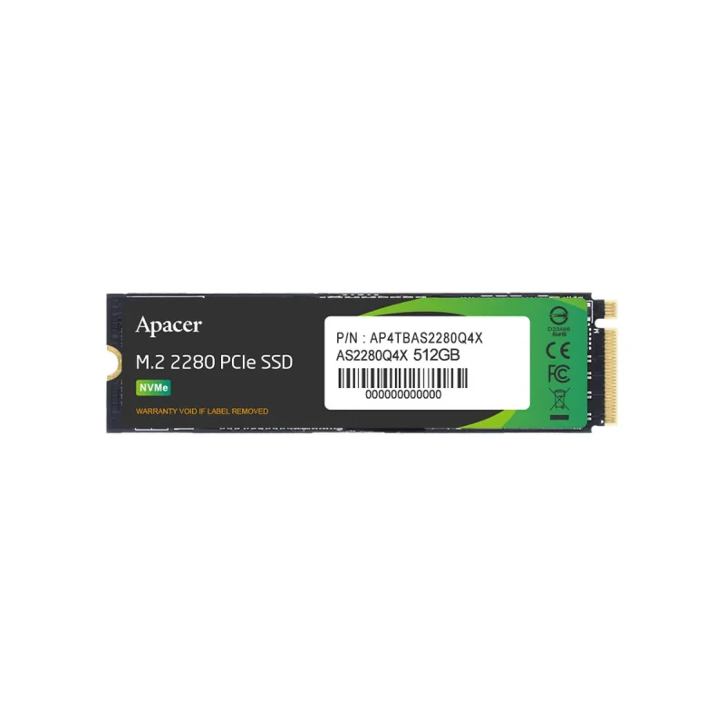اس اس دی اینترنال M.2 PCIe Gen4 x4 NVMe اپیسر مدل AS2280Q4X ظرفیت 512 گیگابایت