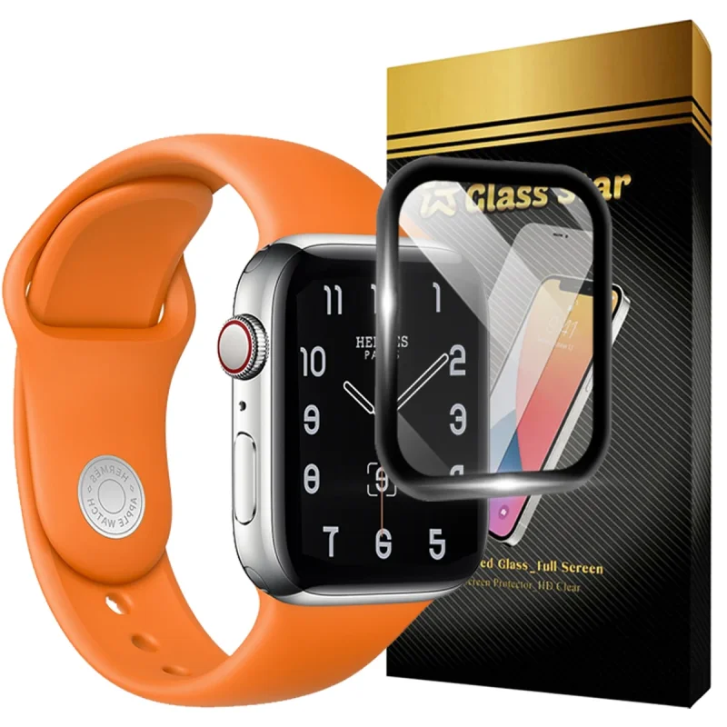 محافظ صفحه نمایش گلس استار مدل GWPM مناسب برای ساعت هوشمند اپل واچ Watch SE 3 44mm