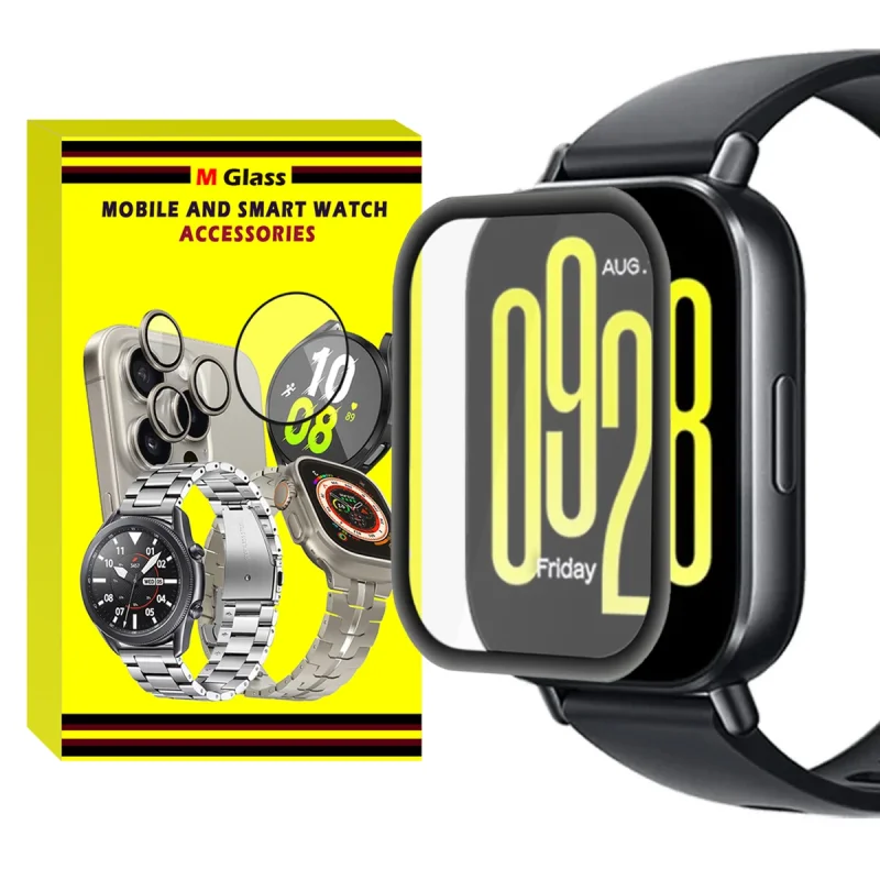 محافظ صفحه نمایش نانو ام‌گلس مدل GLS-Pmma مناسب برای ساعت هوشمند شیائومی Redmi Watch 5 Lite 48mm