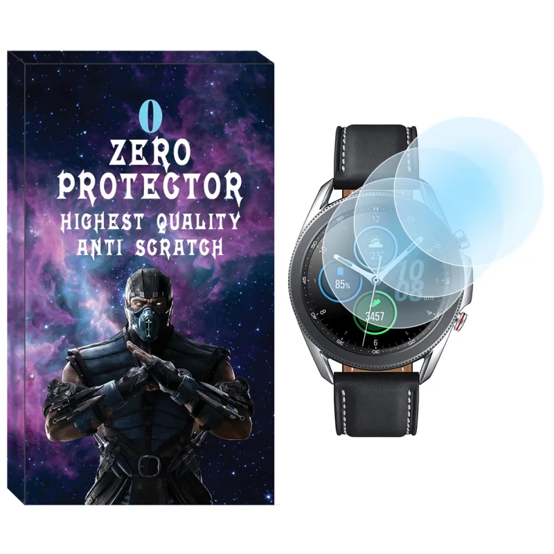 محافظ صفحه نمایش نانو زیرو مدل NZO مناسب برای ساعت هوشمند سامسونگ Galaxy Watch 4 Classic 42mm بسته سه عددی
