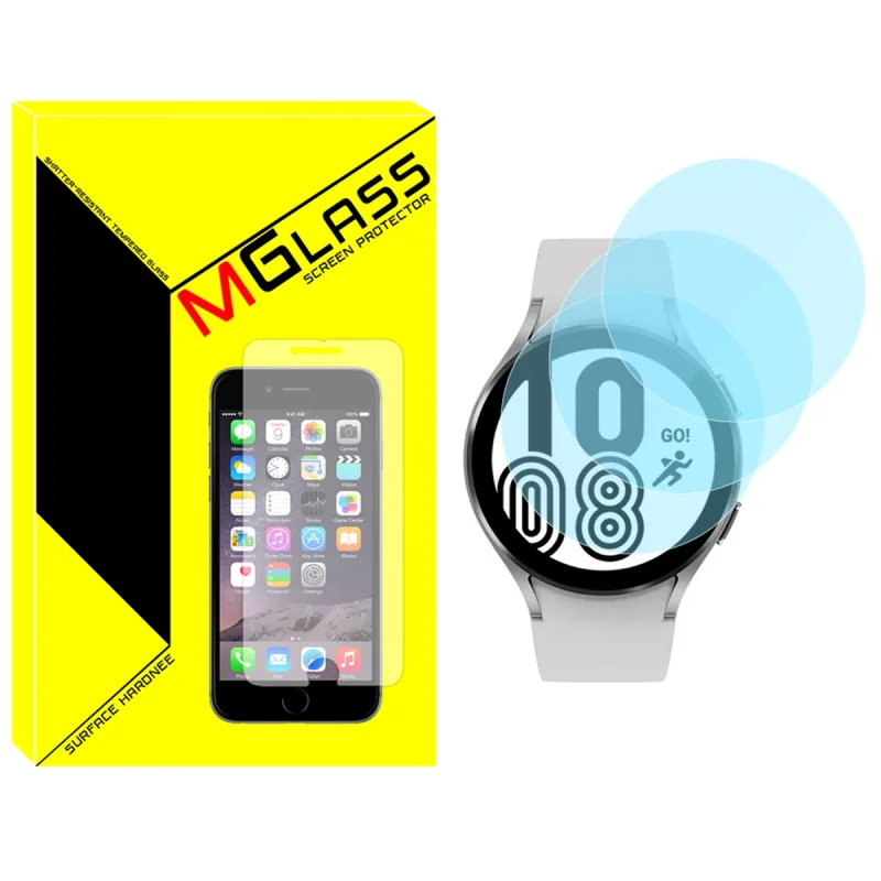 محافظ صفحه نمایش نانو ام گلس مدل NMG مناسب برای ساعت هوشمند سامسونگ GALAXY Watch 4 40mm بسته سه عددی