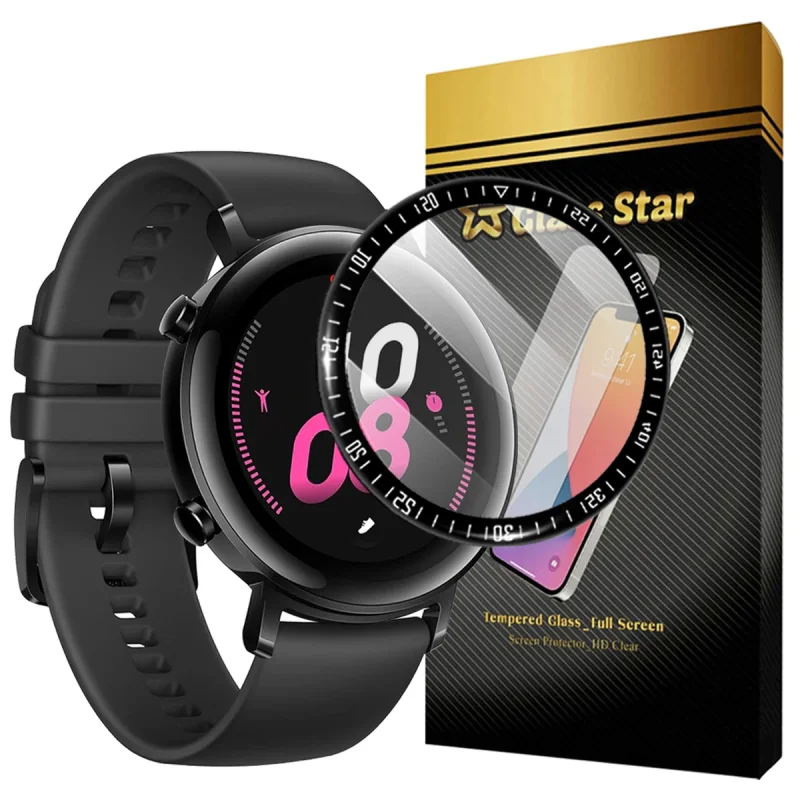 محافظ صفحه نمایش گلس استار مدل GWPM مناسب برای ساعت هوشمند هوآوی Watch GT2 42 mm