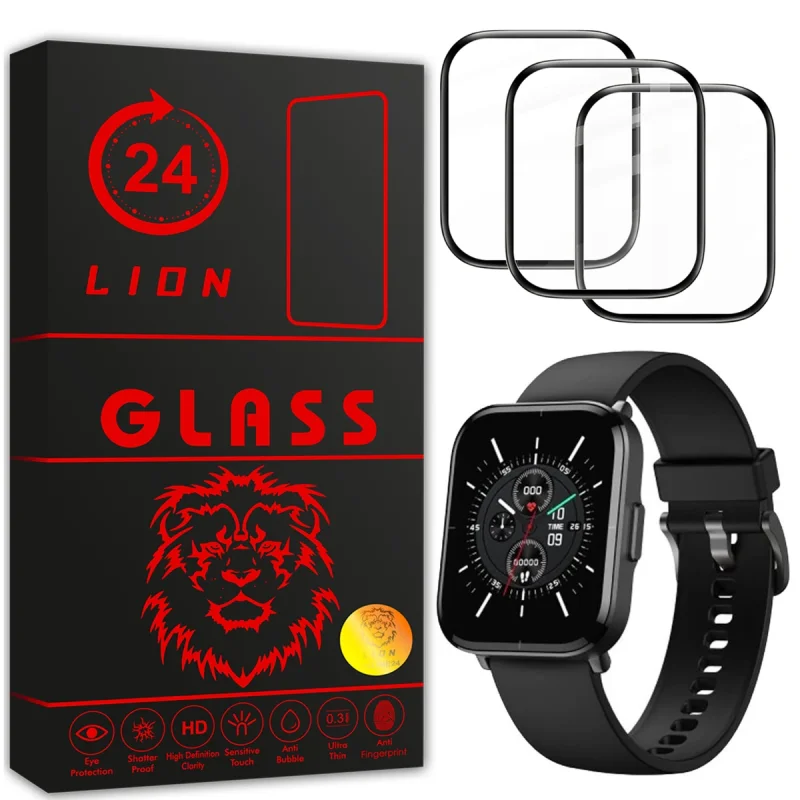 محافظ صفحه نمایش لاین مدل RT007 مناسب برای ساعت هوشمند شیائومی  Mibro Watch Color بسته سه عددی