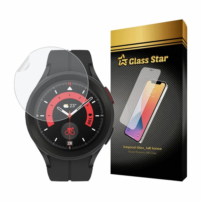 محافظ صفحه نمایش هیدروژل گلس استار مدل MTBWS مناسب برای ساعت هوشمند سامسونگ Galaxy Watch 5 Pro