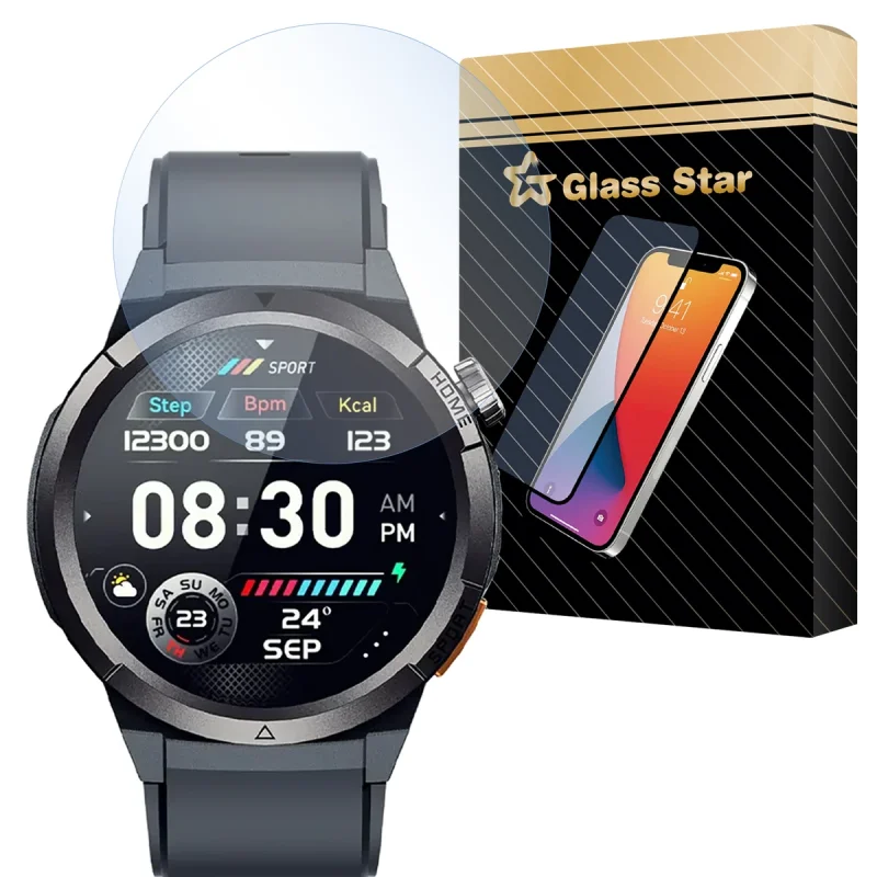 محافظ صفحه نمایش گلس استار مدل SMWG مناسب برای ساعت هوشمند کیو سی وای Active GX