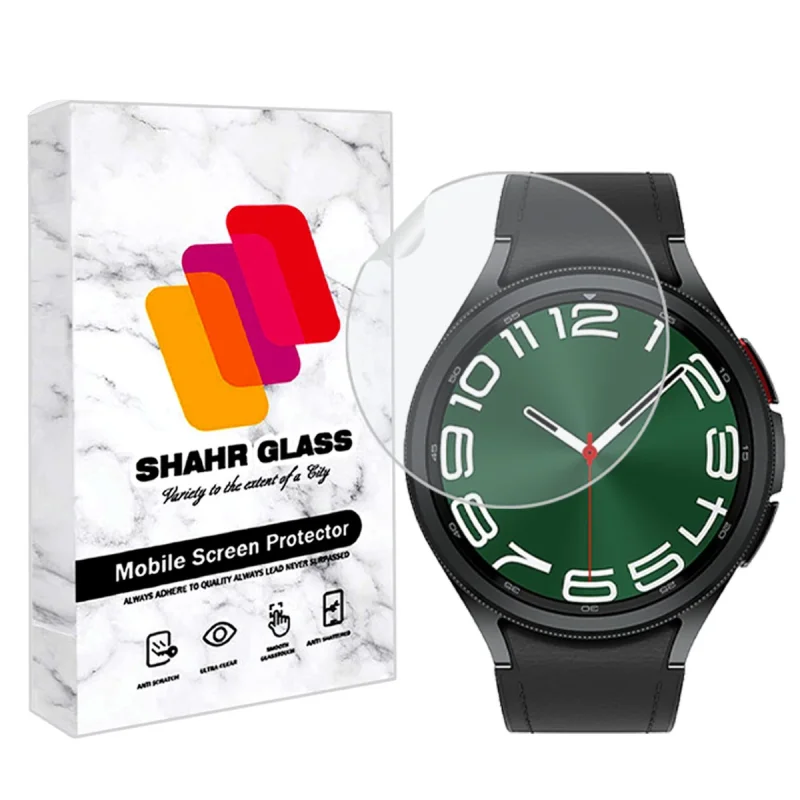 محافظ صفحه نمایش شهر گلس مدل MTBWSH مناسب برای ساعت هوشمند سامسونگ Galaxy Watch 6 Classic 47 mm