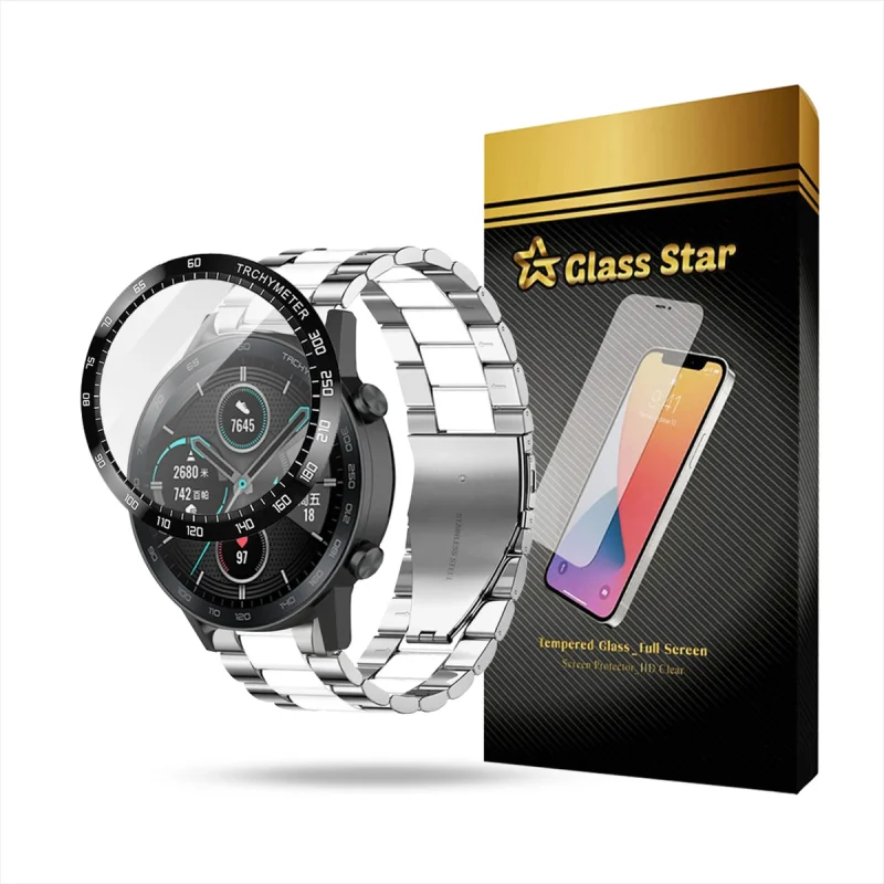 محافظ صفحه نمایش گلس استار مدل PMMW مناسب برای ساعت هوشمند آنر Magic Watch 2 46 mm