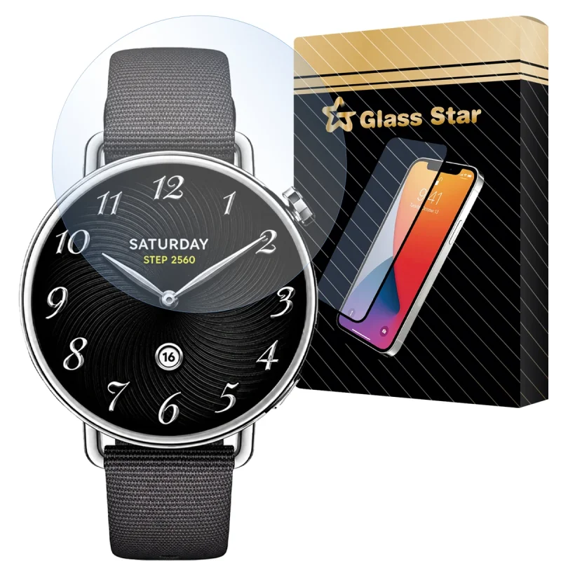 محافظ صفحه نمایش گلس استار مدل SMWG مناسب برای ساعت هوشمند شیائومی Watch S4 41 mm