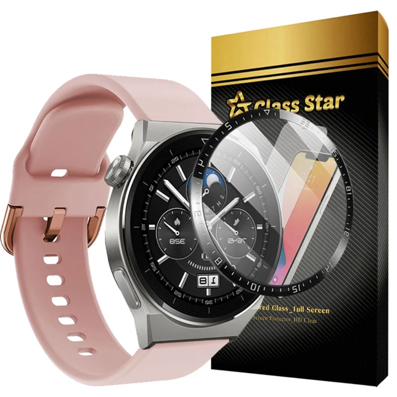 محافظ صفحه نمایش گلس استار مدل GWPM مناسب برای ساعت هوشمند هوآوی Watch GT2 46 mm