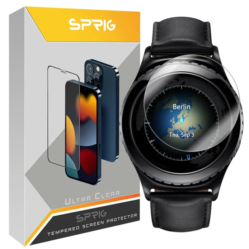 محافظ صفحه نمایش اسپریگ مدل SPG مناسب برای ساعت هوشمند سامسونگ Gear S2
