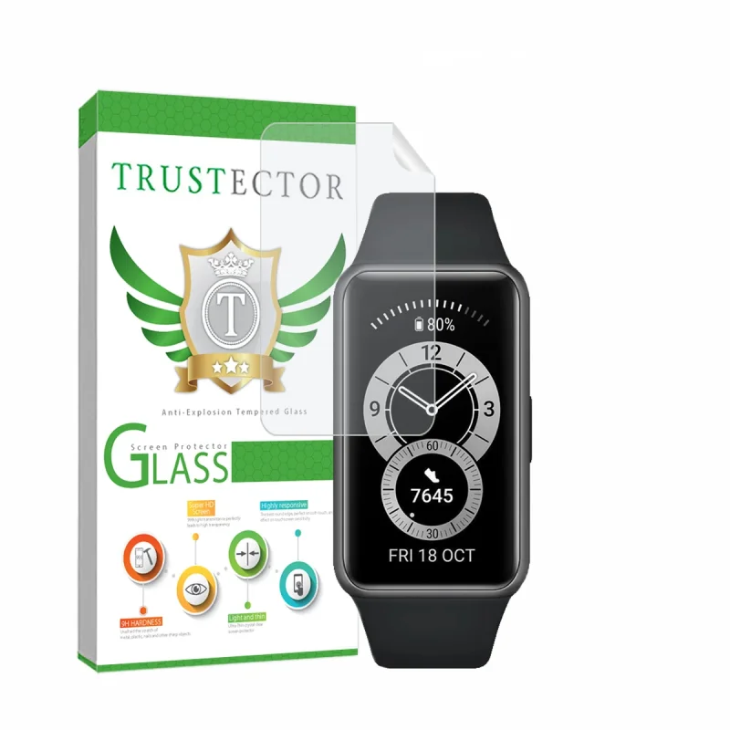 محافظ صفحه نمایش هیدروژل تراستکتور مدل MTBWS مناسب برای ساعت هوشمند هوآوی Watch Band 6