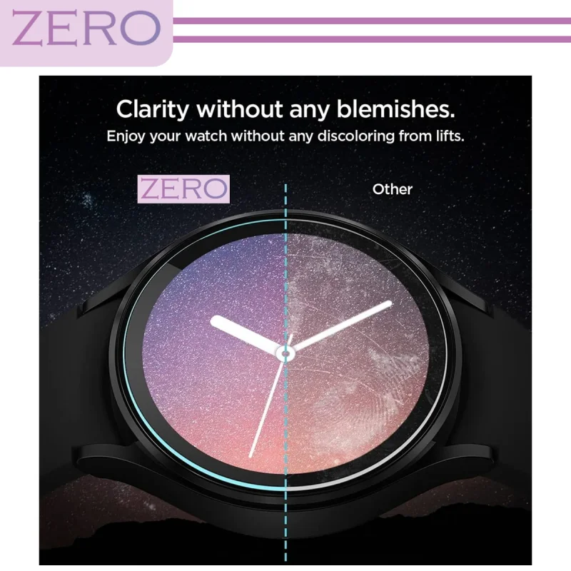 محافظ صفحه نمایش نانو زیرو مدل Pmma-ZR مناسب برای ساعت هوشمند سامسونگ Galaxy Watch 5 40mm بسته دو عددی