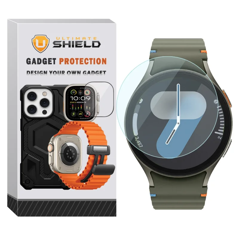 محافظ صفحه نمایش شیشه‌ای آلتیمیت شیلد مدل Glass-UL مناسب برای ساعت هوشمند سامسونگ Galaxy Watch 7 44mm