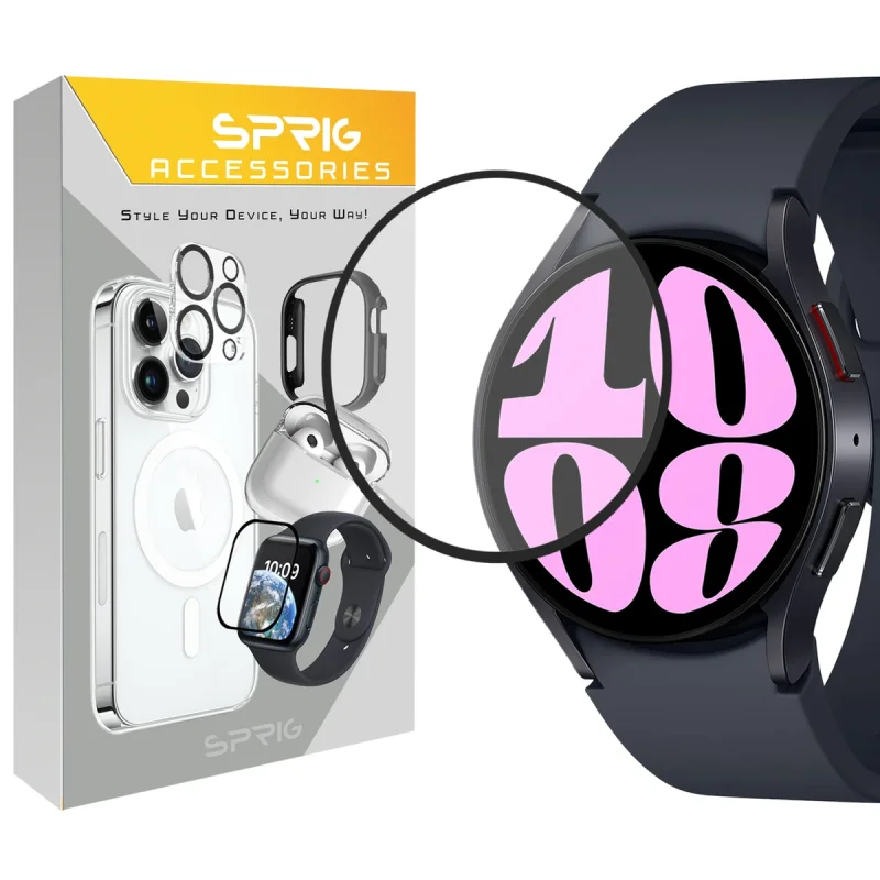 محافظ صفحه نمایش نانو اسپریگ مدل Pmma-SPG مناسب برای ساعت هوشمند سامسونگ Galaxy watch 4 44mm / watch 5 44mm / watch 6 44mm