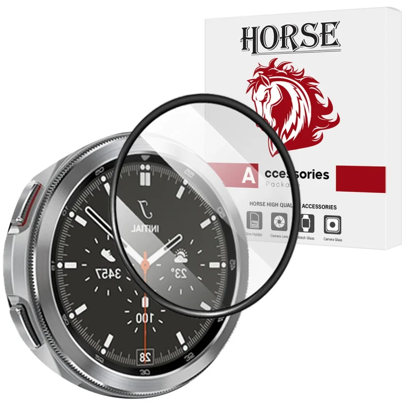 محافظ صفحه نمایش هورس مدل HWPM مناسب برای ساعت هوشمند سامسونگ Galaxy Watch 4 Classic 46 mm / SM-R880 / SM-R890