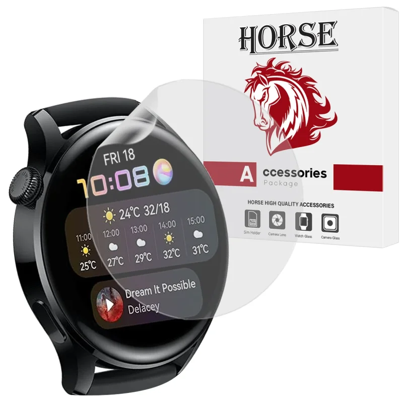 محافظ صفحه نمایش هورس مدل NNOH20 مناسب برای ساعت هوشمند هوآوی Watch 3 46 mm / Watch 3 Active Edition 46 mm