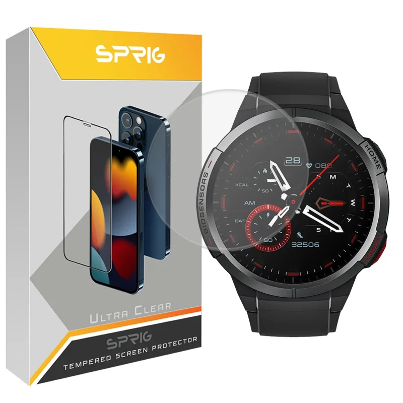 محافظ صفحه نمایش اسپریگ مدل SPG مناسب برای ساعت هوشمند شیائومی Mibro GS