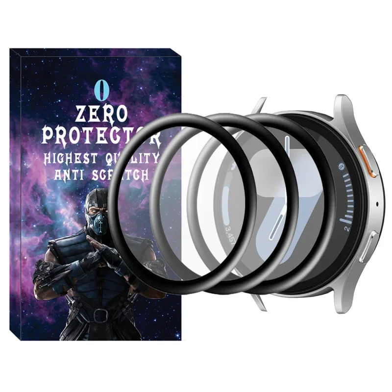 محافظ صفحه نمایش نانو زیرو مدل Pmma-ZR مناسب برای ساعت هوشمند سامسونگ Galaxy Watch 7 40mm بسته سه عددی