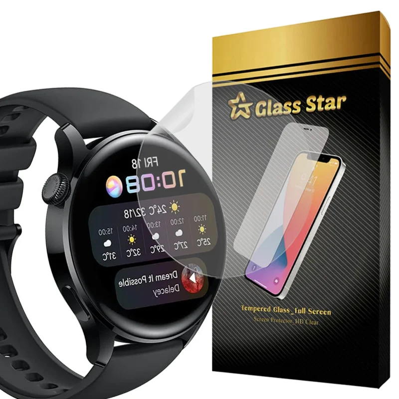 محافظ صفحه نمایش گلس استار مدل NNOG20 مناسب برای ساعت هوشمند هوآوی Watch 3 46 mm / Watch 3 Active Edition 46 mm