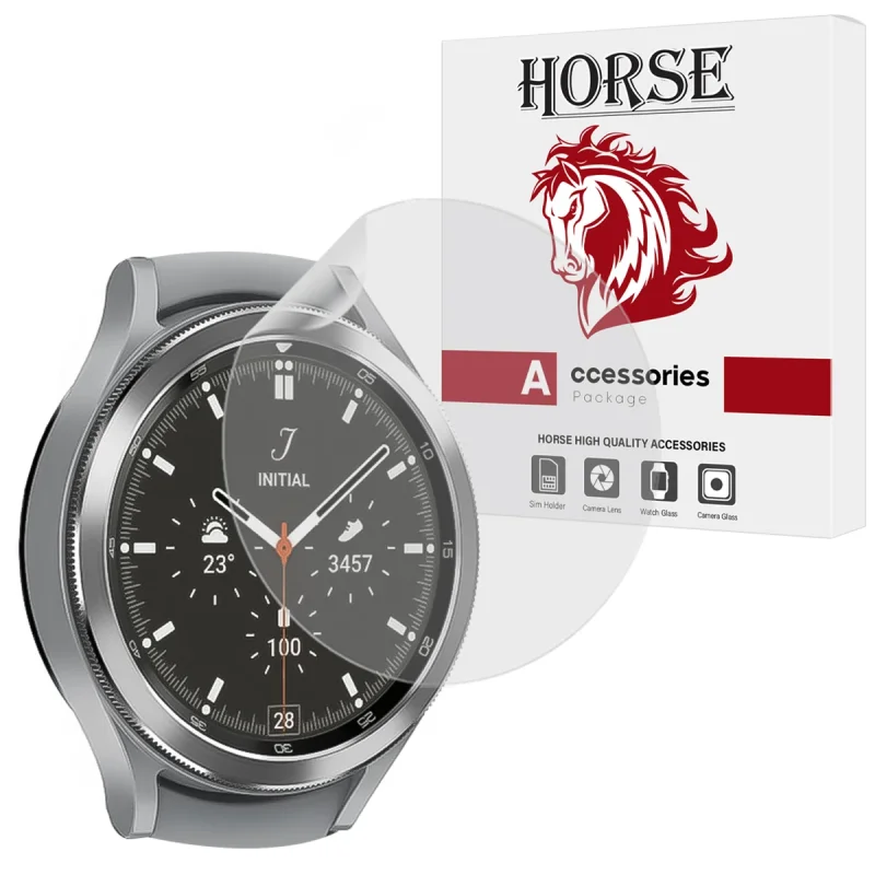 محافظ صفحه نمایش هورس مدل NNOH20 مناسب برای ساعت هوشمند سامسونگ Galaxy Watch 4 Classic 42 mm / Galaxy Watch Classic SM-R880