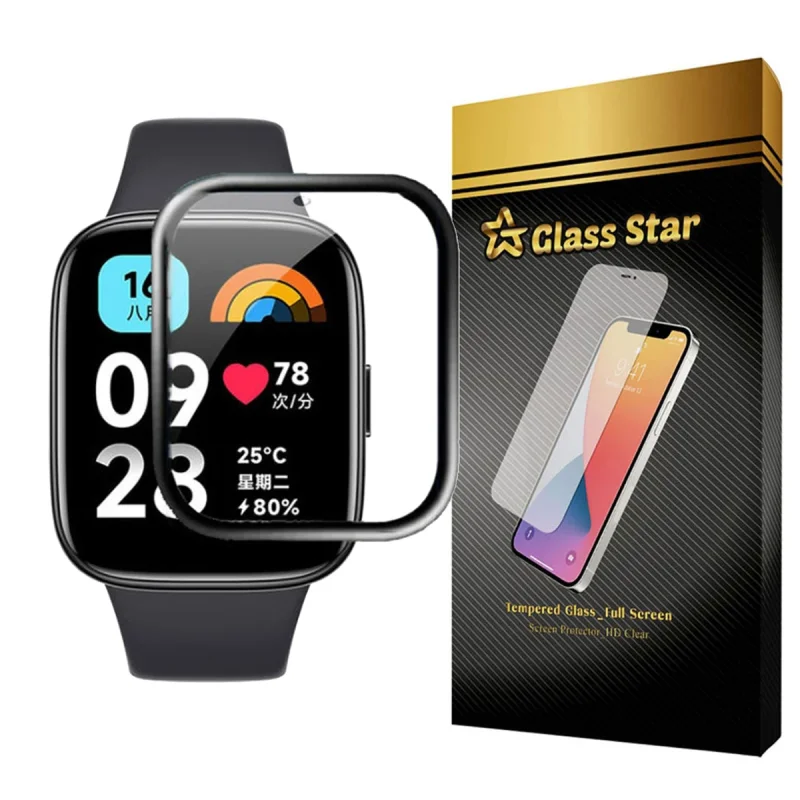 محافظ صفحه نمایش گلس استار مدل PMMAWATCH مناسب برای ساعت هوشمند شیائومی Redmi Watch 3