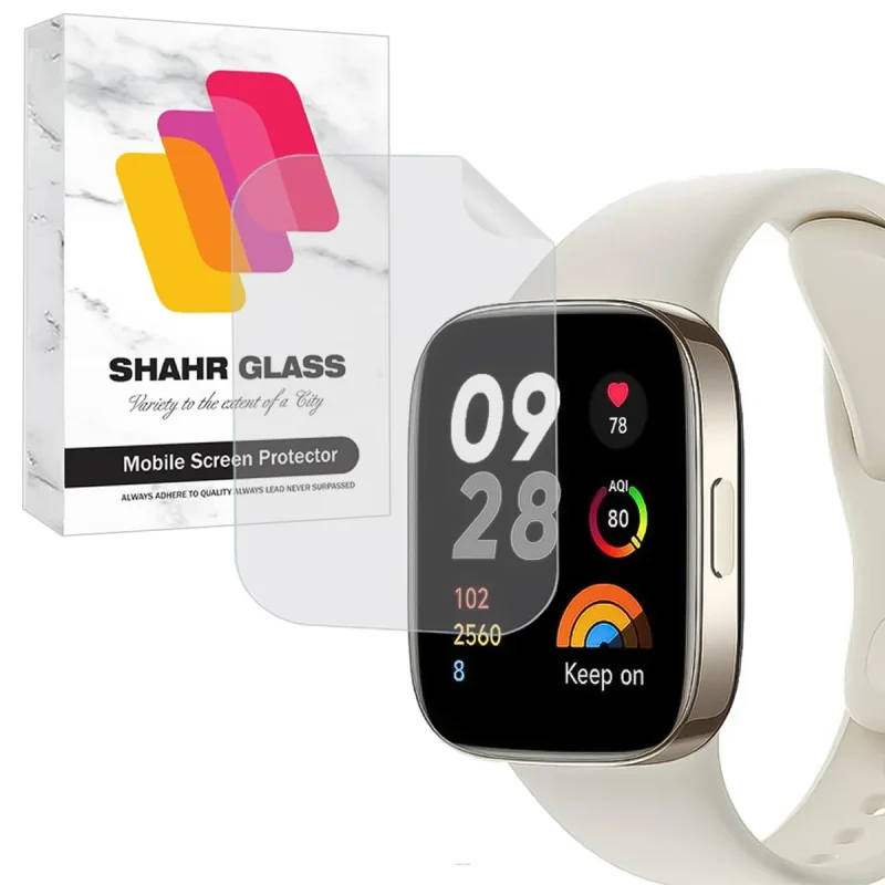 محافظ صفحه نمایش شهر گلس مدل WNOS20 مناسب برای ساعت هوشمند شیائومی Redmi Watch 3 44mm