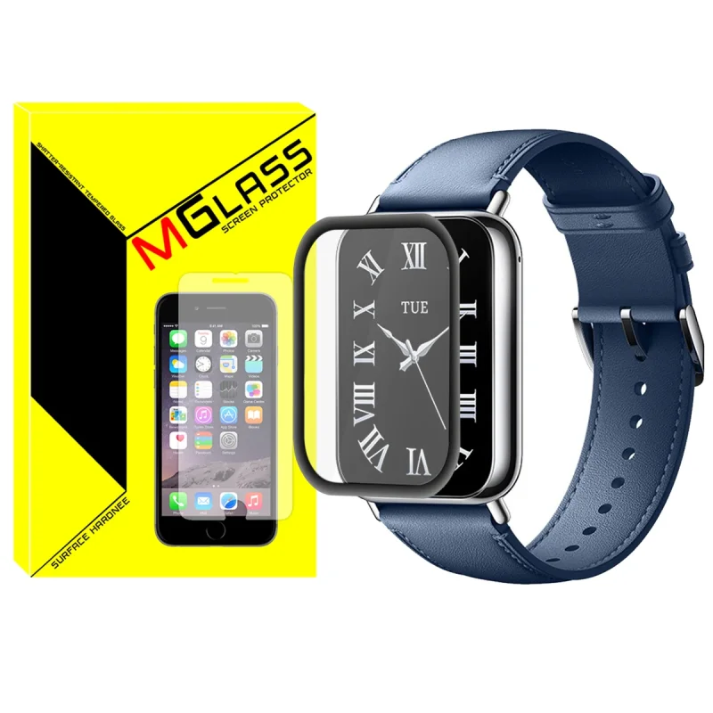 محافظ صفحه نمایش نانو ام‌گلس مدل GLS-Pmma مناسب برای ساعت هوشمند شیائومی Mi Band 8 Pro 46mm