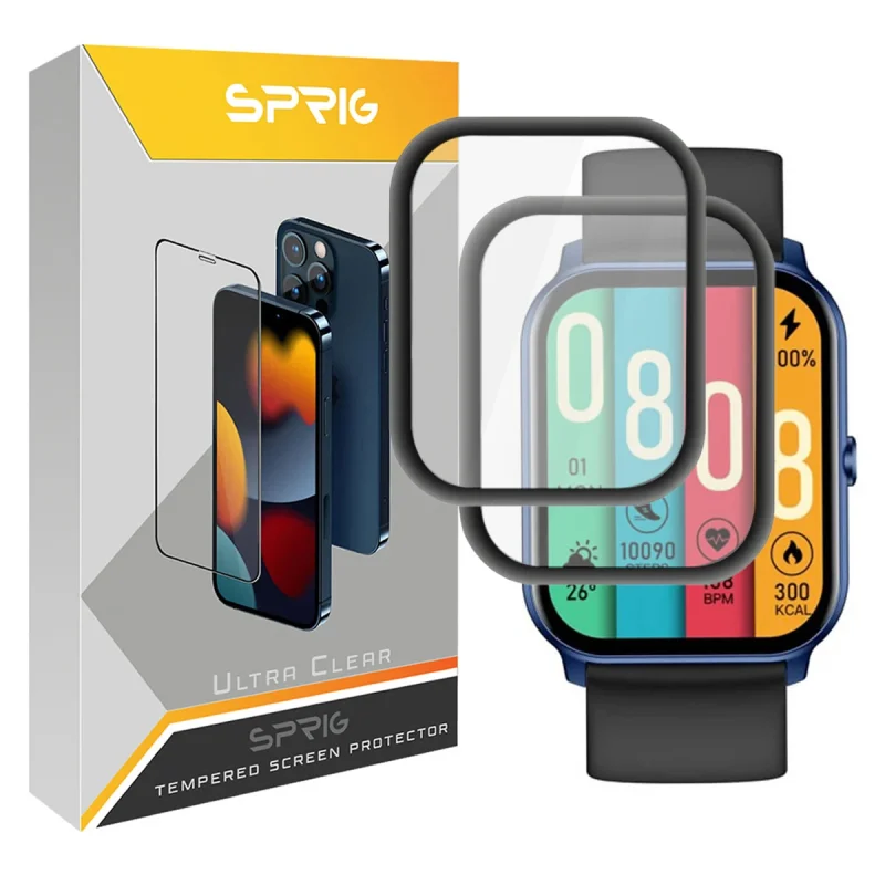محافظ صفحه نمایش نانو اسپریگ مدل SPG مناسب برای ساعت هوشمند شیائومی Kieslect KS Mini بسته دو عددی