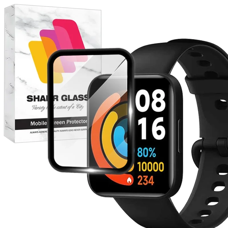 محافظ صفحه نمایش شهر گلس مدل SWPM مناسب برای ساعت هوشمند شیائومی Redmi Watch 2