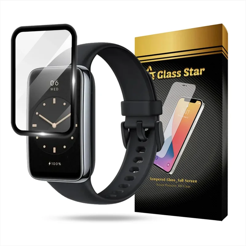 محافظ صفحه نمایش گلس استار مدل PMMW مناسب برای ساعت هوشمند شیائومی Mi Band 7 Pro