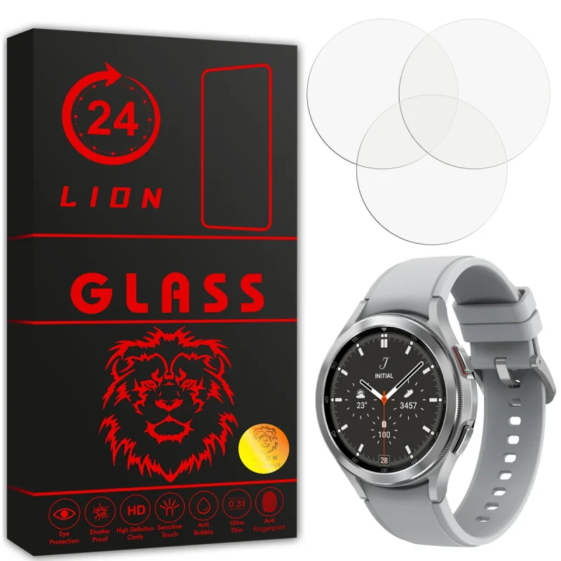 محافظ صفحه نمایش لاین مدل RB007 مناسب برای ساعت هوشمند سامسونگ Galaxy Watch 4 Classic 46mm بسته سه عددی