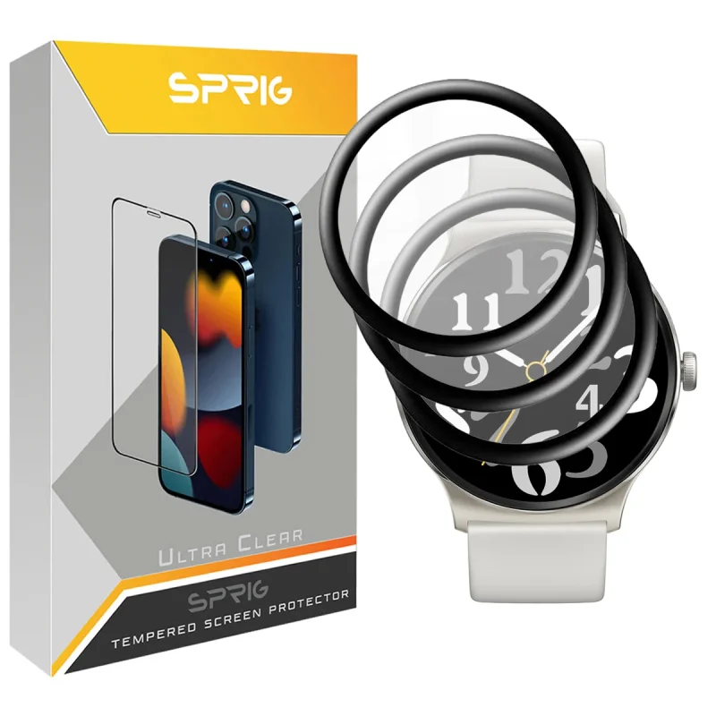 محافظ صفحه نمایش نانو اسپریگ مدل SPG مناسب برای ساعت هوشمند هایلو Solar Lite بسته سه عددی