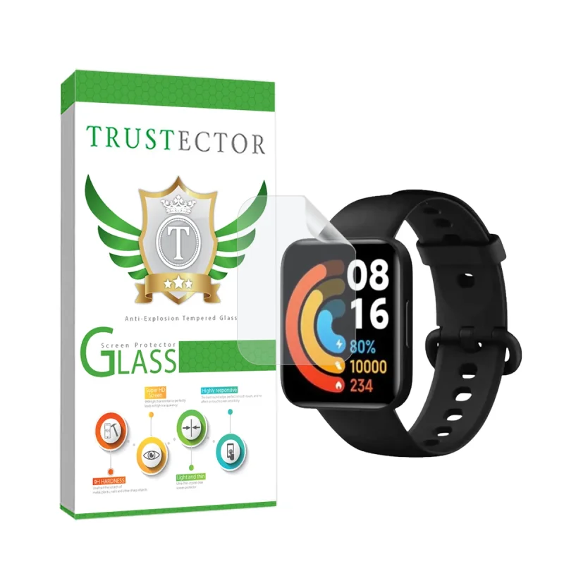 محافظ صفحه نمایش هیدروژل تراستکتور مدل MTBWT مناسب برای ساعت هوشمند شیائومی Redmi Watch 2 Lite